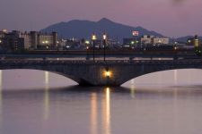 萬代橋　夕景